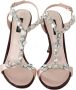 Dolce & Gabbana Roze Kristallen Hakken Keira Sandalen Pink Dames - Thumbnail 5