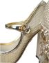 Dolce & Gabbana Kristalversierde Mary Jane Pumps Beige Dames - Thumbnail 10