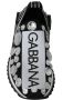 Dolce & Gabbana Kristalversierde Monochrome Sneakers Multicolor Dames - Thumbnail 8