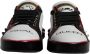 Dolce & Gabbana Kristal Hart Leren Sneakers Wit Rood Multicolor Dames - Thumbnail 2