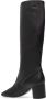 Dolce & Gabbana Jackie Hoge Laarzenmet Gouden Metalen Logo Black Dames - Thumbnail 5