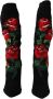 Dolce & Gabbana Rode Rozen Stretch Booties Schoenen Multicolor Dames - Thumbnail 6