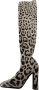 Dolce & Gabbana Leopard Stretch Over Knee Laarzen Multicolor Dames - Thumbnail 6