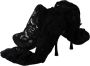 Dolce & Gabbana Elegante Kant Sokken Laarzen Schoenen Pumps Black Dames - Thumbnail 4