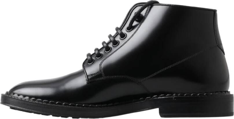 Dolce & Gabbana Lace-up Boots Black Dames