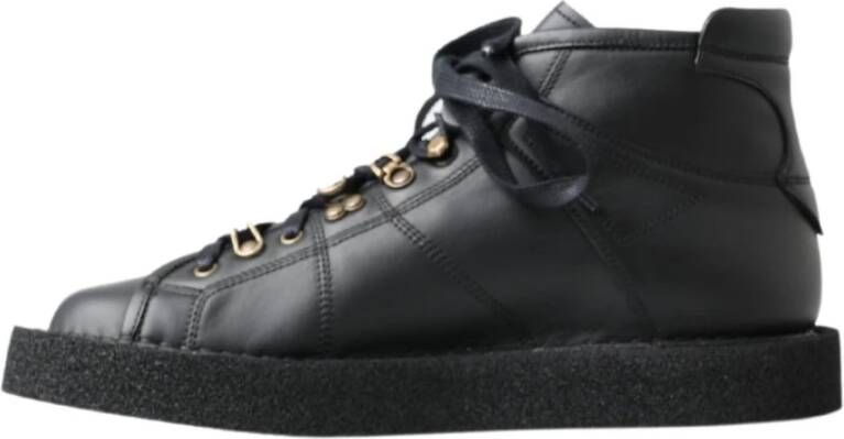 Dolce & Gabbana Lace-up Boots Black Heren