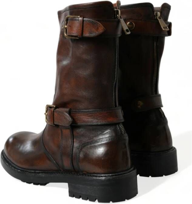 Dolce & Gabbana Lace-up Boots Brown Dames
