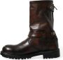 Dolce & Gabbana Lace-up Boots Brown Heren - Thumbnail 10