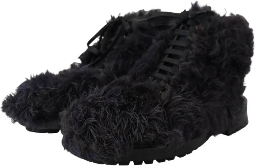 Dolce & Gabbana Lace-up Boots Zwart Heren
