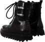 Dolce & Gabbana Zwarte Leren Combat Veterschoenen Heren Laarzen Black Heren - Thumbnail 4