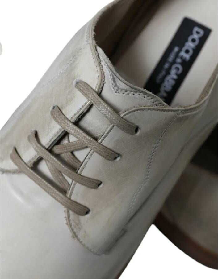Dolce & Gabbana Laced Shoes Beige Heren