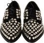 Dolce & Gabbana Zwarte Leren Schoenen voor Dames Black Dames - Thumbnail 20