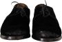 Dolce & Gabbana Zwart fluwelen veterschoenen in verouderde stijl - Thumbnail 8