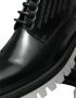 Dolce & Gabbana Elegante Zwart en Wit Leren Derby Schoenen Black Heren - Thumbnail 19