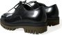 Dolce & Gabbana Klassieke Zwarte Leren Derby Schoenen Black Heren - Thumbnail 4