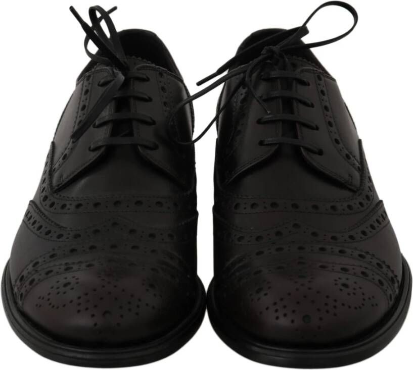 Dolce & Gabbana Laced Shoes Black Heren