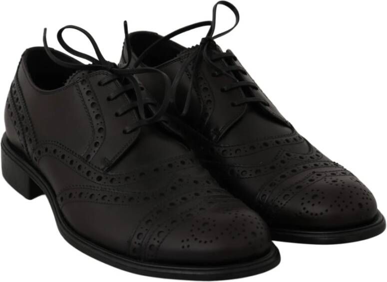 Dolce & Gabbana Laced Shoes Black Heren