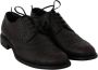 Dolce & Gabbana Zwarte Leren Wingtip Oxford Dress Schoenen Red Heren - Thumbnail 4