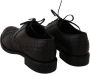 Dolce & Gabbana Zwarte Leren Wingtip Oxford Dress Schoenen Red Heren - Thumbnail 5