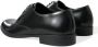 Dolce & Gabbana Zwarte Leren Formele Platte Schoenen Vetersluiting Black Dames - Thumbnail 11