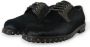 Dolce & Gabbana Luxe Zwarte Kalf Bont Derby Schoenen Black Heren - Thumbnail 3