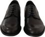 Dolce & Gabbana Zwarte Leren Derby Schoenen Gemaakt in Italië Black Heren - Thumbnail 37