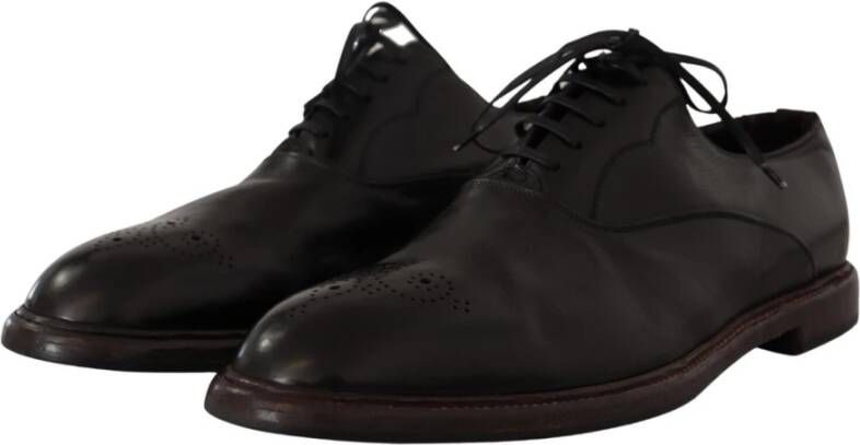 Dolce & Gabbana Laced Shoes Black Heren