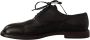 Dolce & Gabbana Zwarte Leren Veterschoenen Black Heren - Thumbnail 6