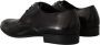 Dolce & Gabbana Elegante Zwarte Leren Derby Schoenen Black Heren - Thumbnail 11