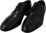 Dolce & Gabbana Zwarte Leren Oxford Wingtip Formele Schoenen Black Heren - Thumbnail 10