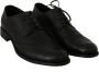 Dolce & Gabbana Premium Zwarte Leren Wingtip Schoenen Black Heren - Thumbnail 3
