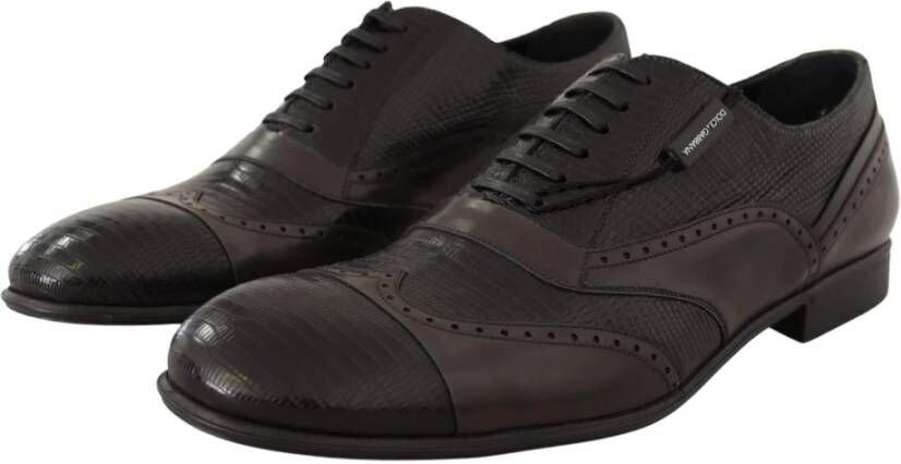 Dolce & Gabbana Laced Shoes Black Heren