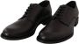 Dolce & Gabbana Authentieke Italiaanse Derby Formele Schoenen Black Heren - Thumbnail 3