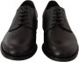 Dolce & Gabbana Authentieke Italiaanse Derby Formele Schoenen Black Heren - Thumbnail 8