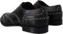 Dolce & Gabbana Zwarte Studded Derby Jurk Schoenen Black Heren - Thumbnail 4