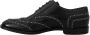 Dolce & Gabbana Zwarte Studded Derby Jurk Schoenen Black Heren - Thumbnail 5