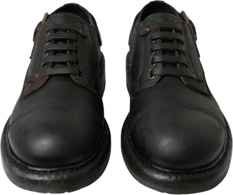 Dolce & Gabbana Laced Shoes Black Heren