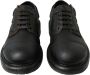 Dolce & Gabbana Retro Glitter Derby Schoenen met Veters Black Heren - Thumbnail 3