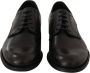Dolce & Gabbana Zwarte Leren Derby Schoenen Gemaakt in Italië Black Heren - Thumbnail 67