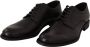 Dolce & Gabbana Zwarte Leren Derby Schoenen Gemaakt in Italië Black Heren - Thumbnail 68