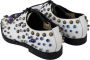 Dolce & Gabbana Elegante Kristallen Leren Jurkschoenen White Unisex - Thumbnail 4