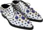 Dolce & Gabbana Elegante Kristallen Leren Jurkschoenen White Unisex - Thumbnail 5