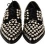 Dolce & Gabbana Elegante kristalversierde veterschoenen Black Dames - Thumbnail 10