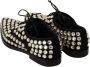 Dolce & Gabbana Elegante kristalversierde veterschoenen Black Dames - Thumbnail 12