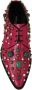 Dolce & Gabbana Roze Leren Kristallen Jurk Broque Schoenen Pink Dames - Thumbnail 4