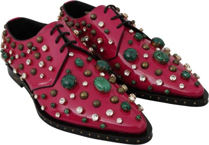 Dolce & Gabbana Laced Shoes Pink Heren