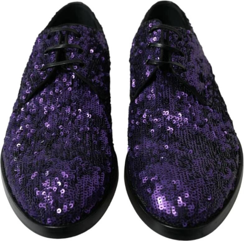Dolce & Gabbana Laced Shoes Purple Heren