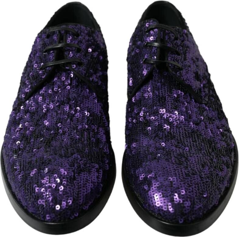 Dolce & Gabbana Laced Shoes Purple Heren