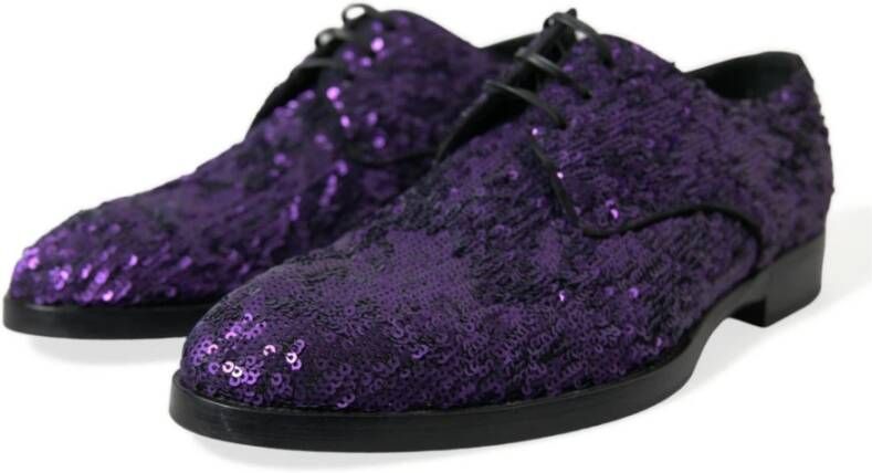 Dolce & Gabbana Laced Shoes Purple Heren