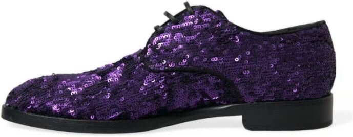 Dolce & Gabbana Laced Shoes Purple Heren
